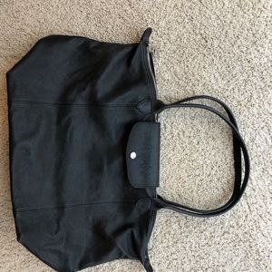 Longchamp Le Pliage Cuir Medium shoulder bag